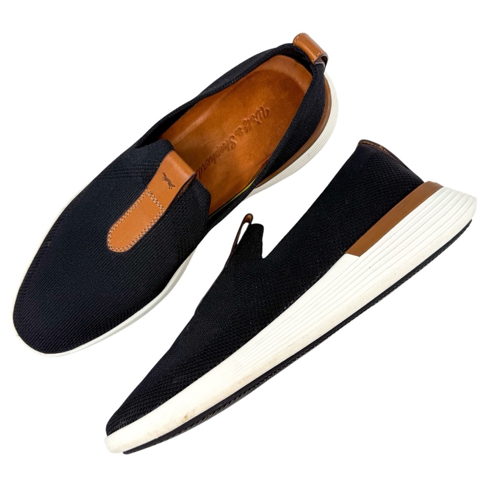 Wolf & Shepherd SwiftKnit Loafer Black White Shoes Men’s size 6